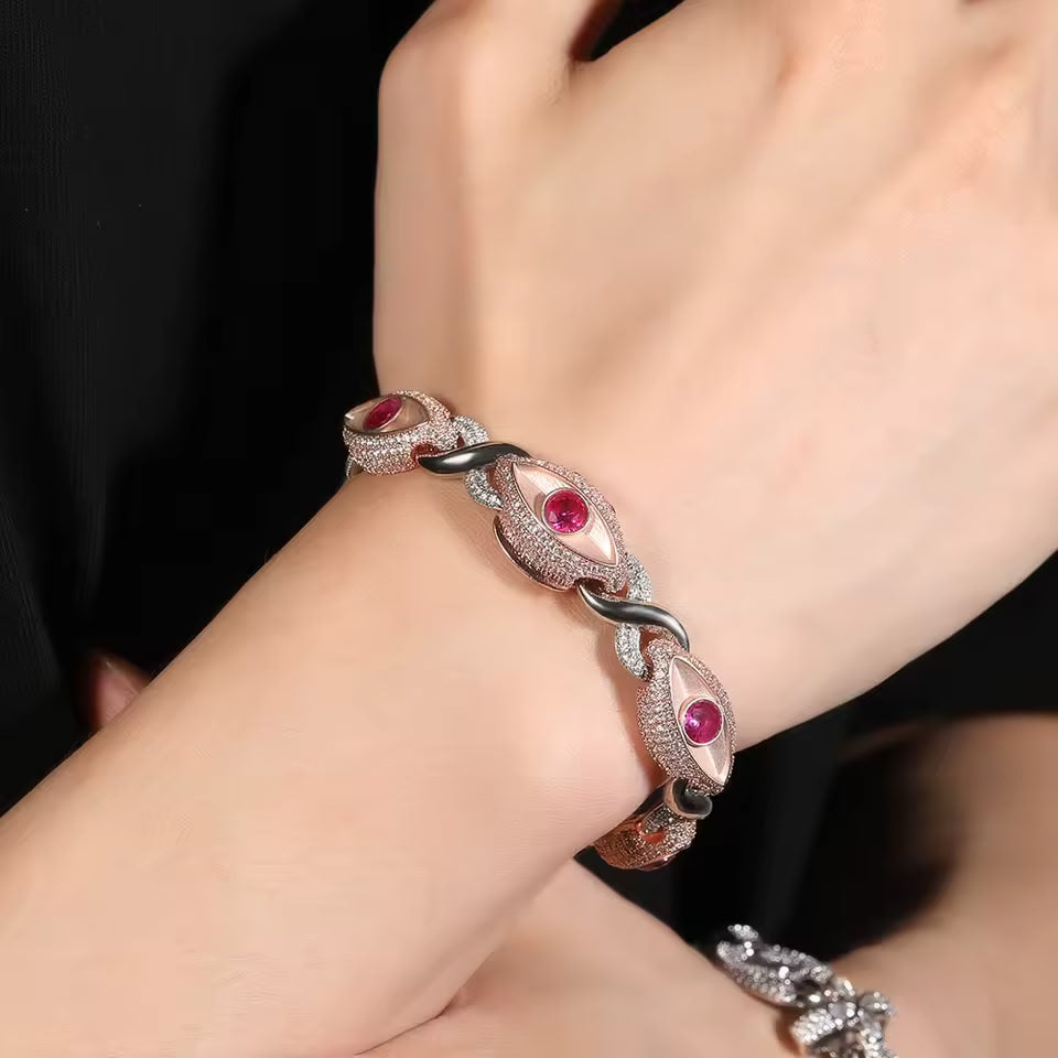 Bracelets RED EVIL EYES