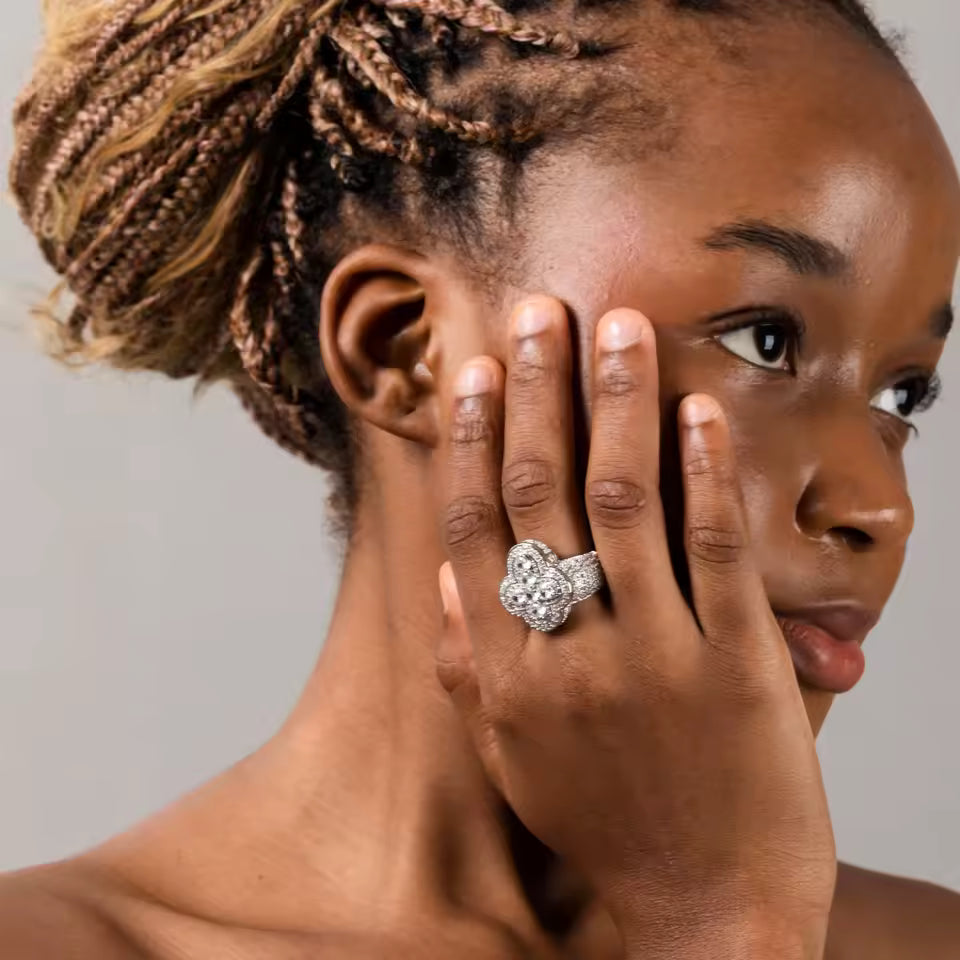 bague en anneau croise