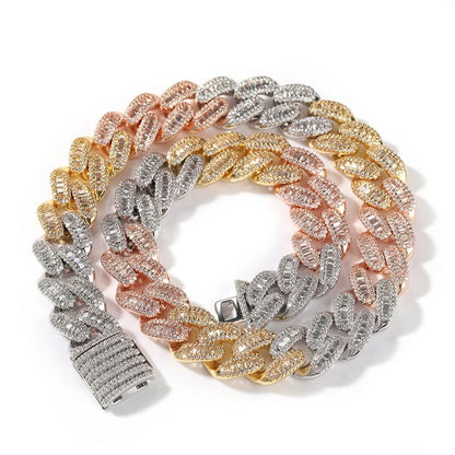 collier hiphop deux tons