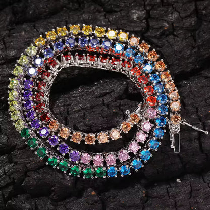 collier multicolore