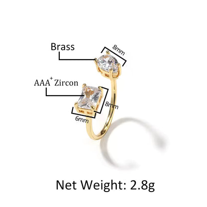 bague en cristal réglable