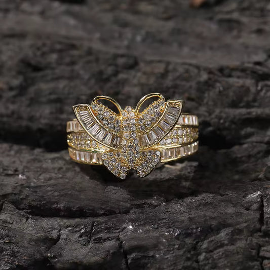 bague papillon