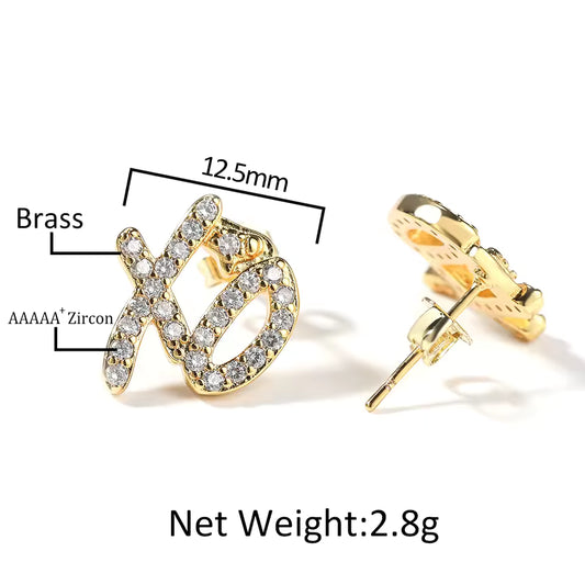 Boucle d`oreilles lettres