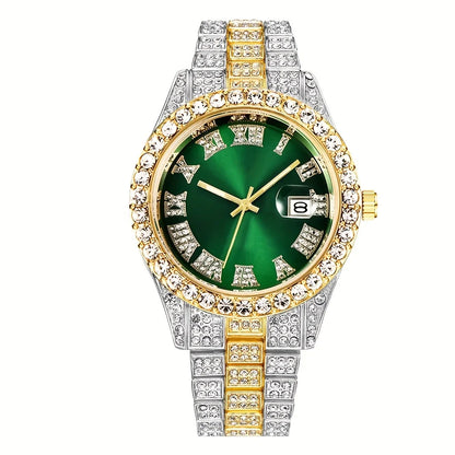 Montre de luxe Royal Edition argent et or