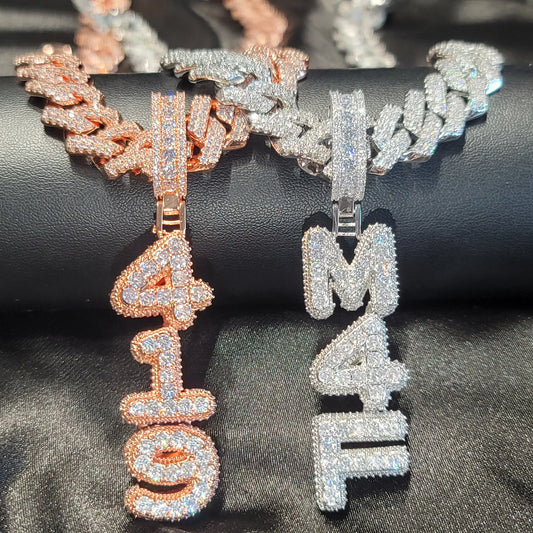 Collier bling bling personnalisable