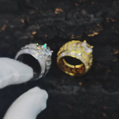 Bague en gros diamant