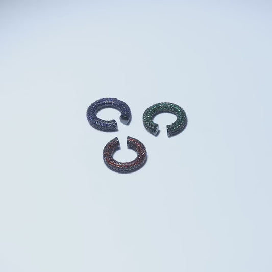 boucle d`oreille en paillettes